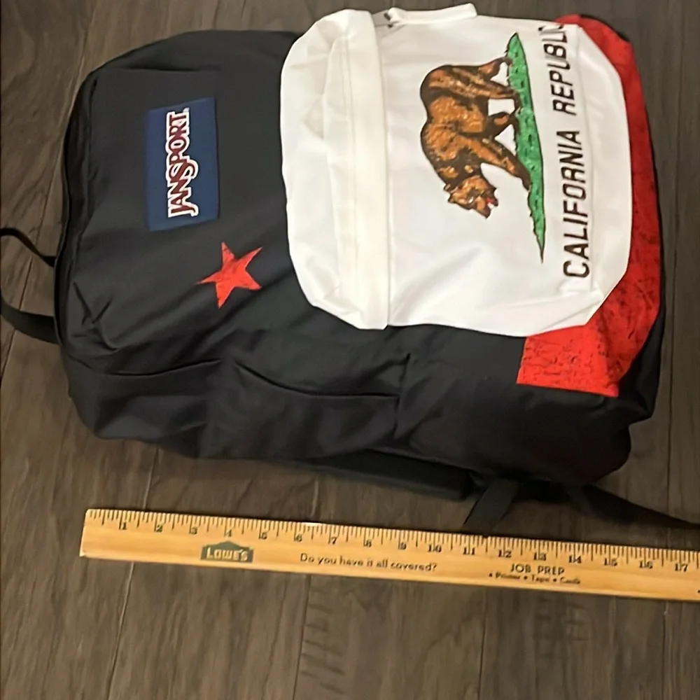 Jansport Superbreak California Republic Backpack School Book Bag 1550 Cubic inc